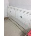Giường trắng MDF
